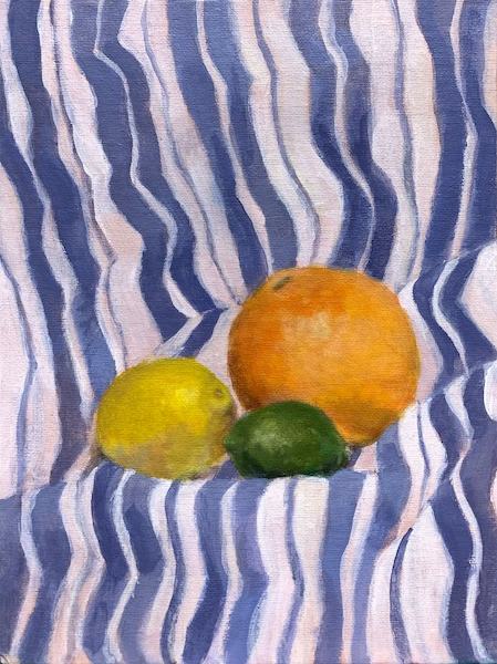 Citrus Still Life Study - Marissa Joyner Studio