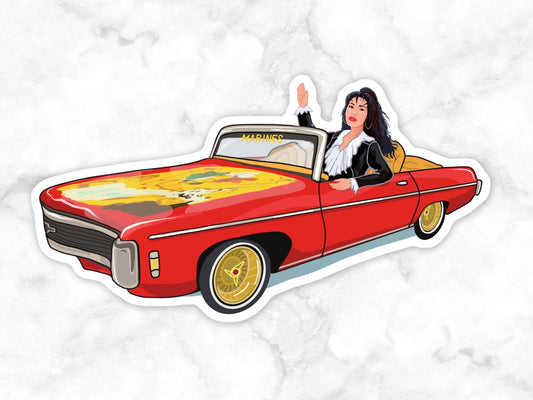 Anything for Selenas Low Rider Sticker - Marissa Joyner Studio