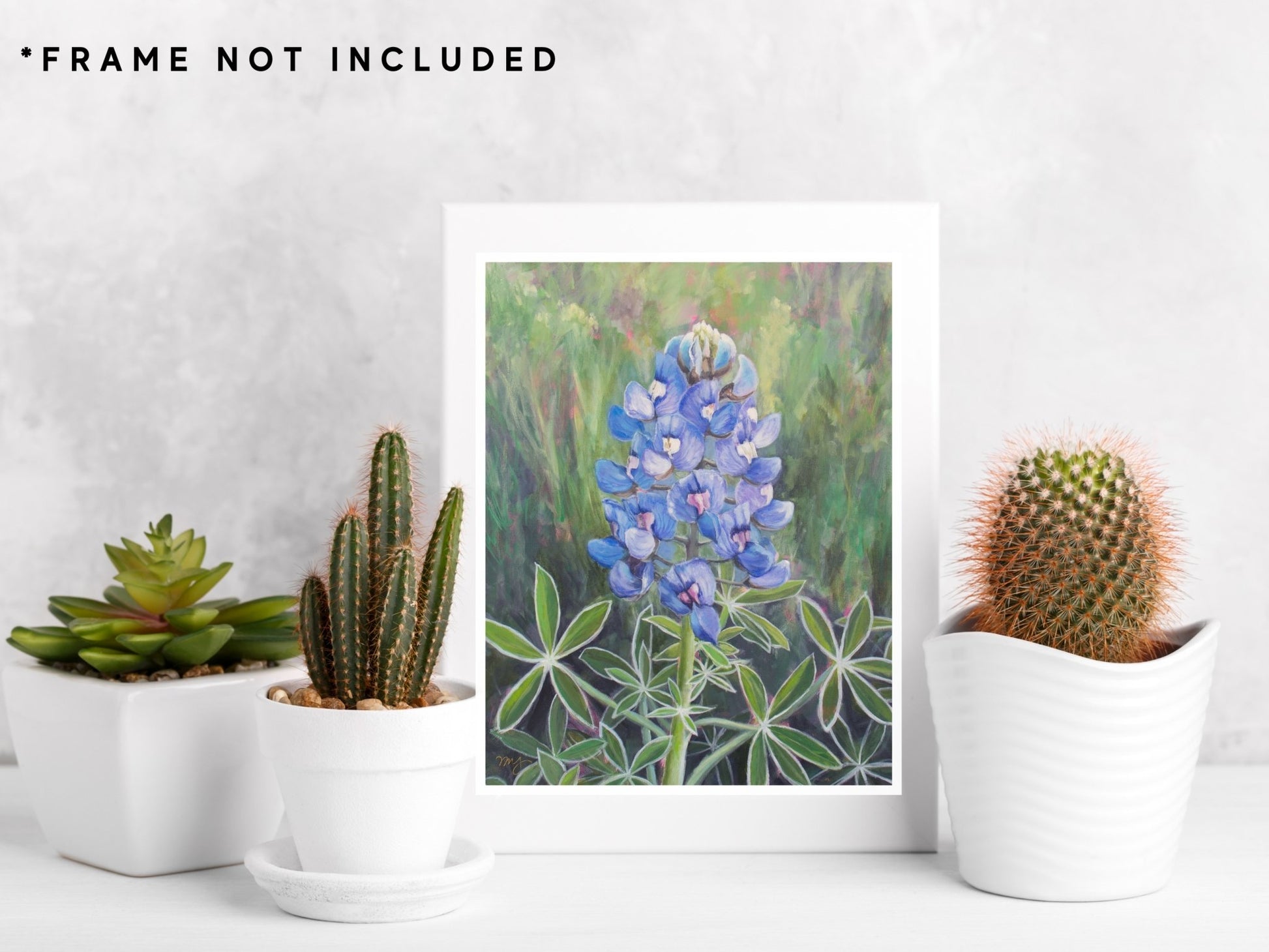 Bluebonnet Painting Art Print - Marissa Joyner Studio