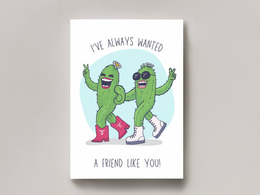 Funny Best Friend Cactus Card - Marissa Joyner Studio