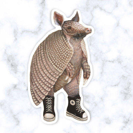 Texas Armadillo Sticker - Marissa Joyner Studio