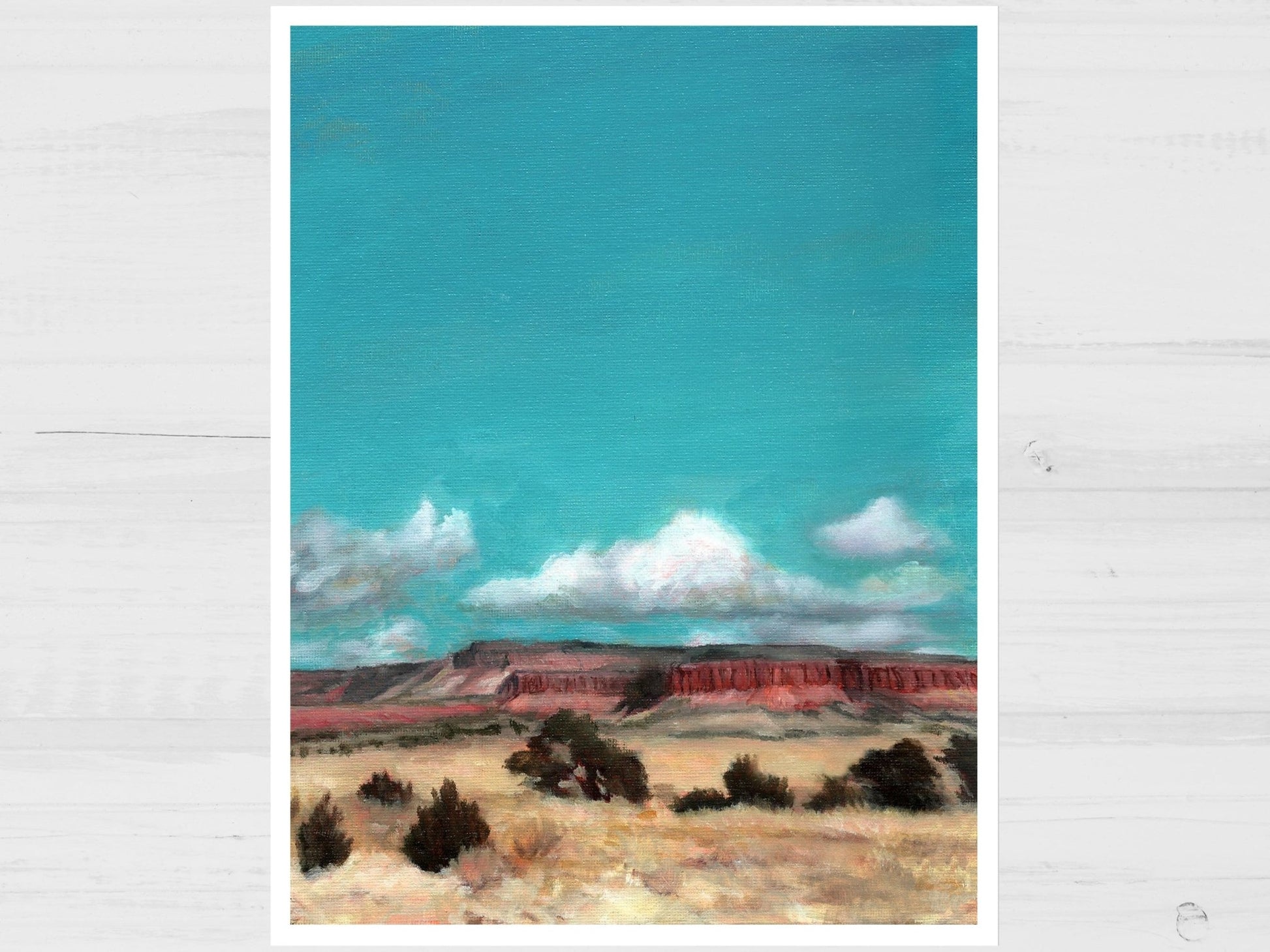 Thoreau New Mexico Landscape Art Print - Marissa Joyner Studio