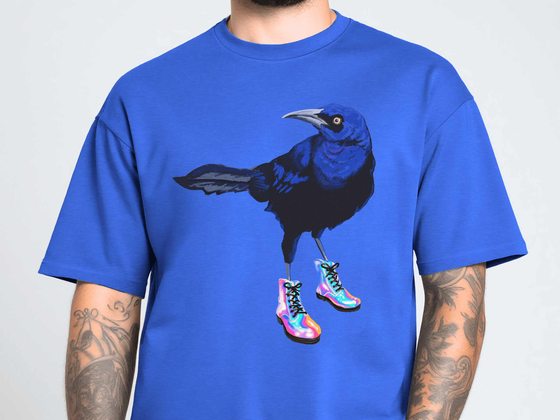 Austin Grackle T-shirt - Marissa Joyner Studio