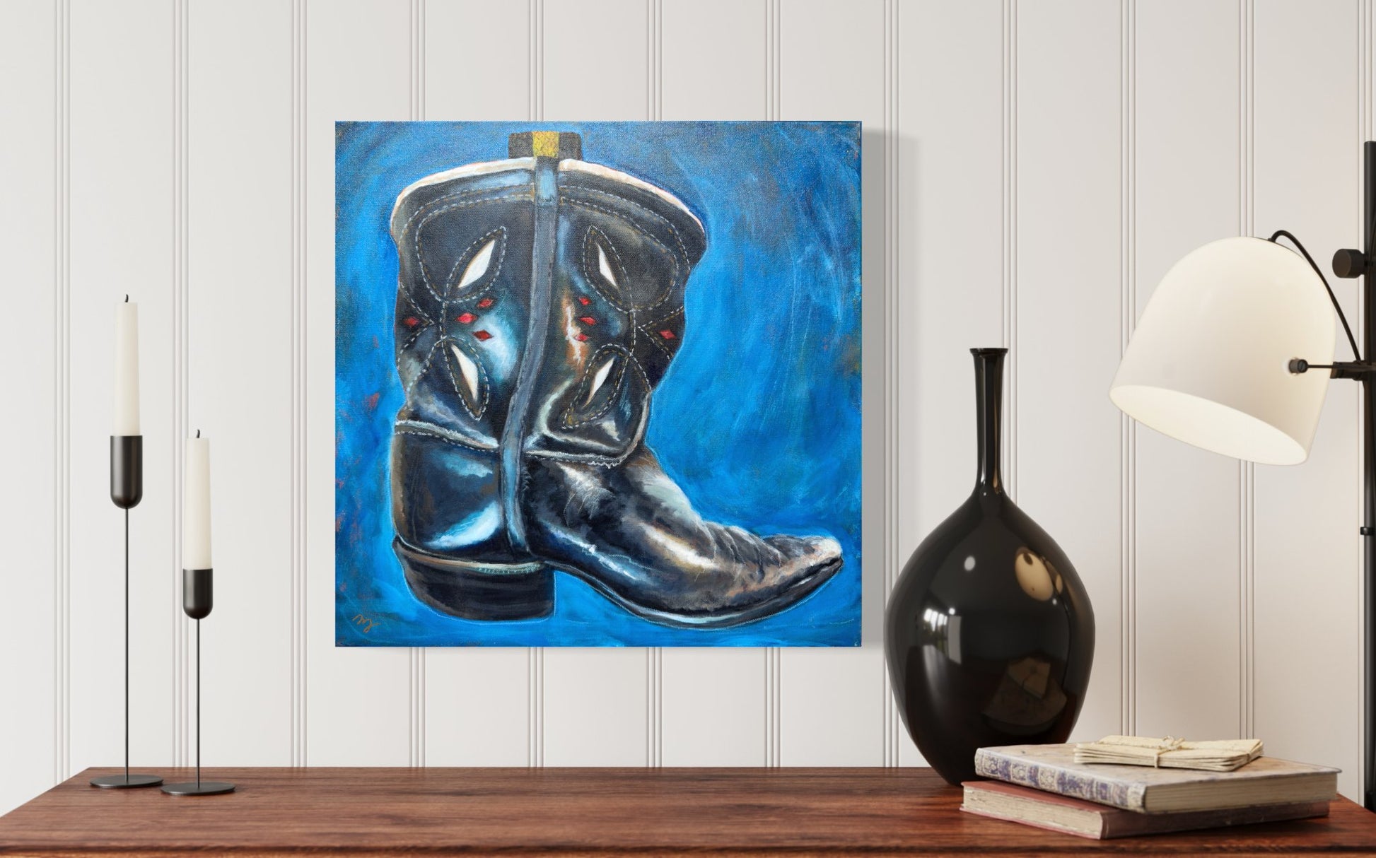 Little Black Boots Painting - Marissa Joyner Studio