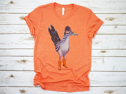 Texas Roadrunner in Boots T-shirt