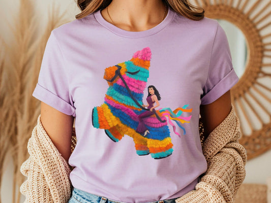 Selena Riding Piñata T-shirt - Marissa Joyner Studio