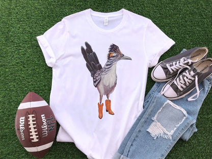 Texas Roadrunner in Boots T-shirt - Marissa Joyner Studio