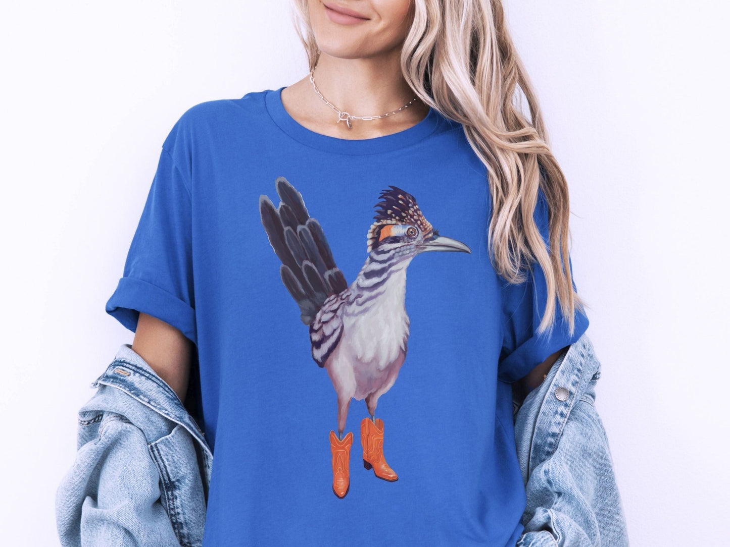 Texas Roadrunner in Boots T-shirt - Marissa Joyner Studio