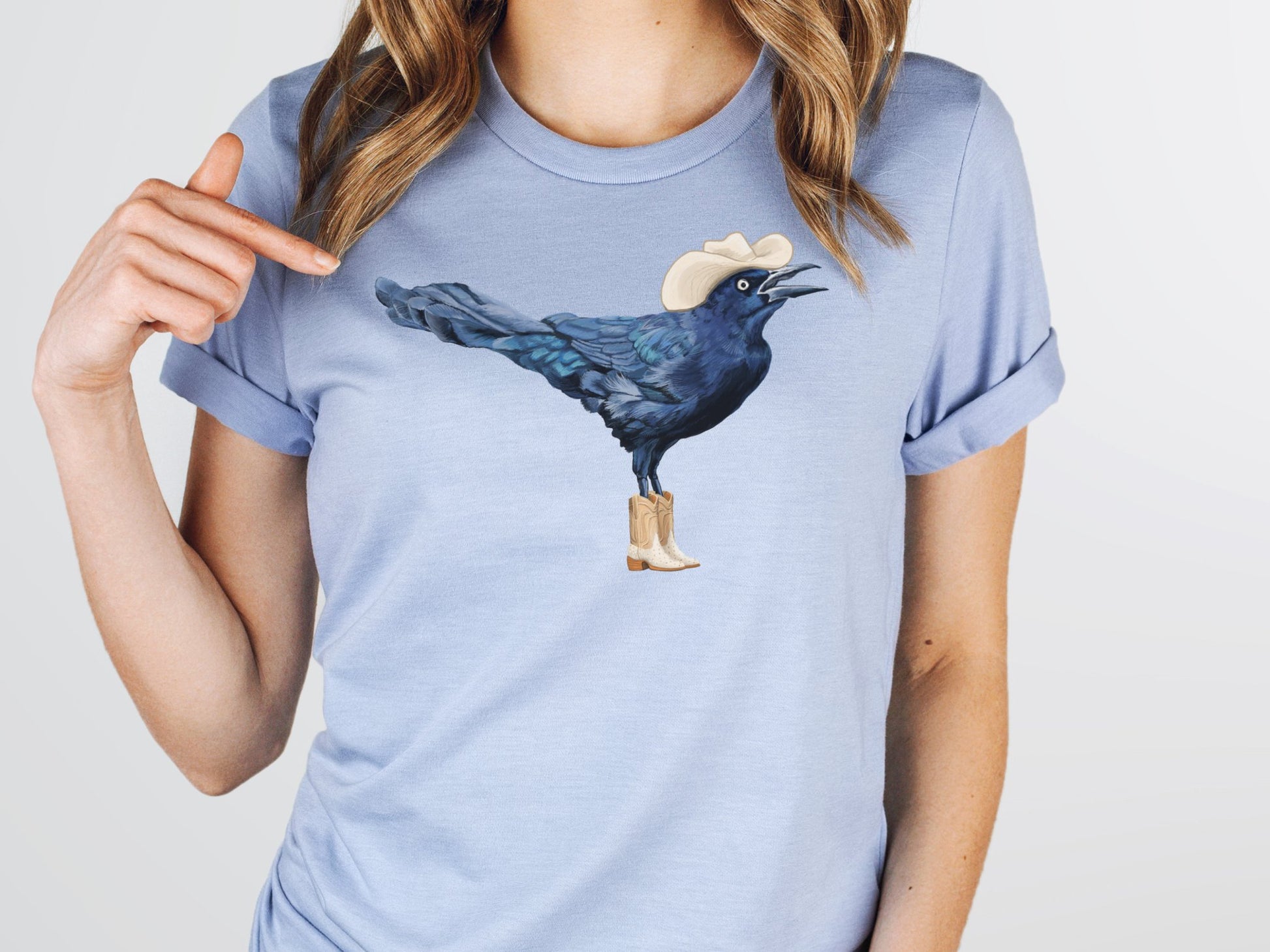 Grackle Cowboy Shirt - Marissa Joyner Studio