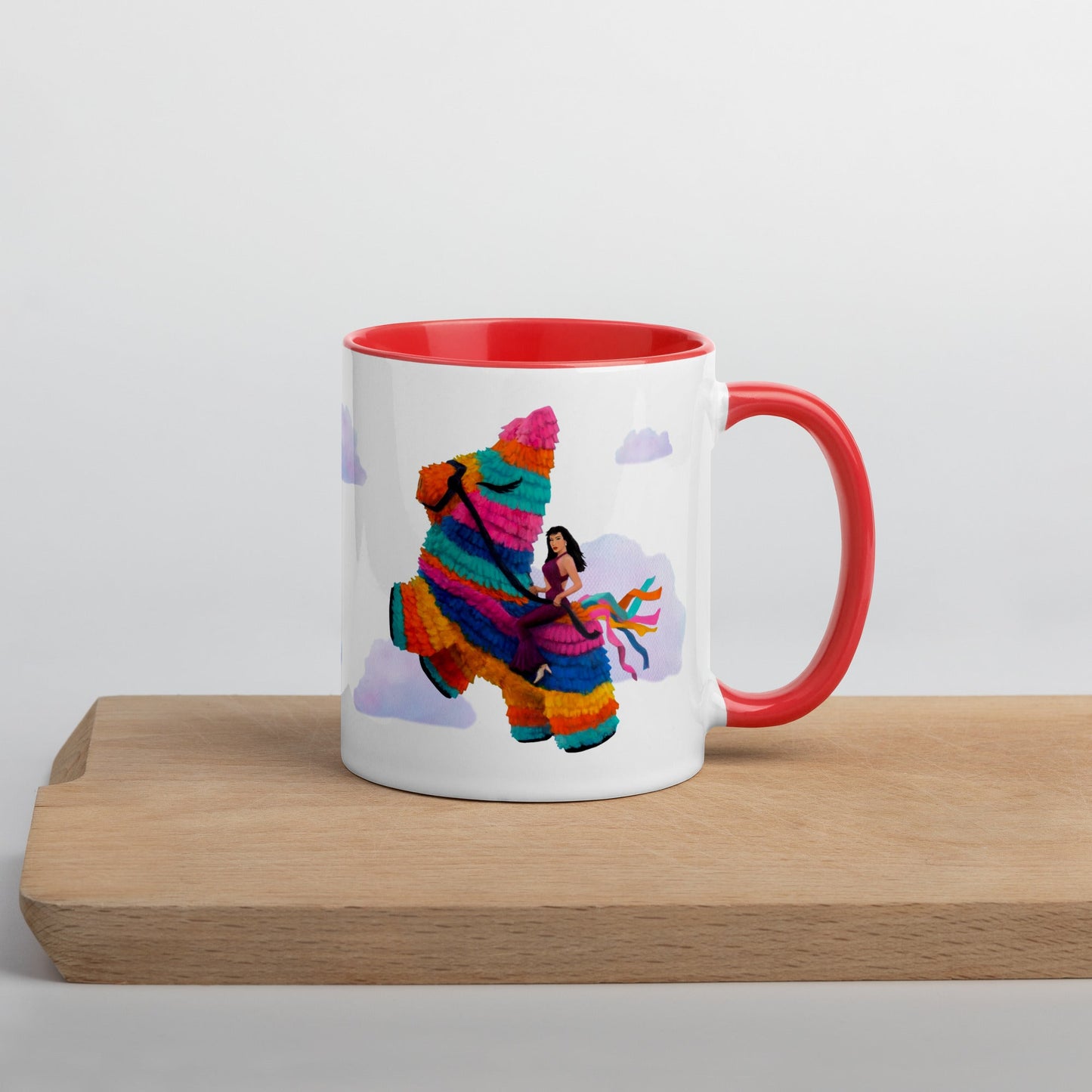 Selena Riding Piñata Ceramic Mug - Marissa Joyner Studio