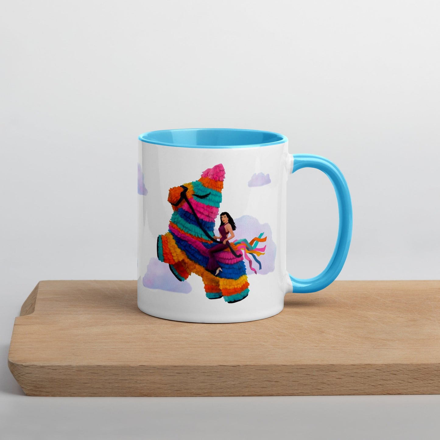 Selena Riding Piñata Ceramic Mug - Marissa Joyner Studio