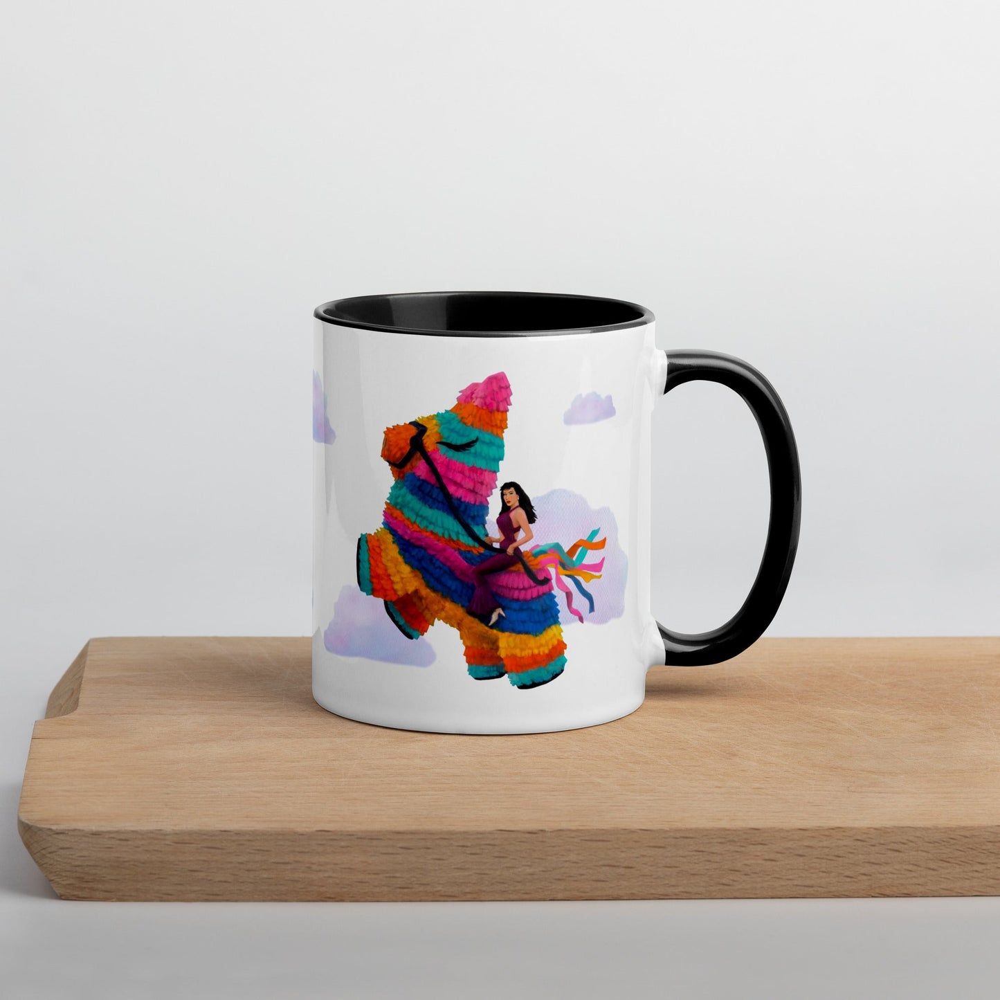 Selena Riding Piñata Ceramic Mug - Marissa Joyner Studio