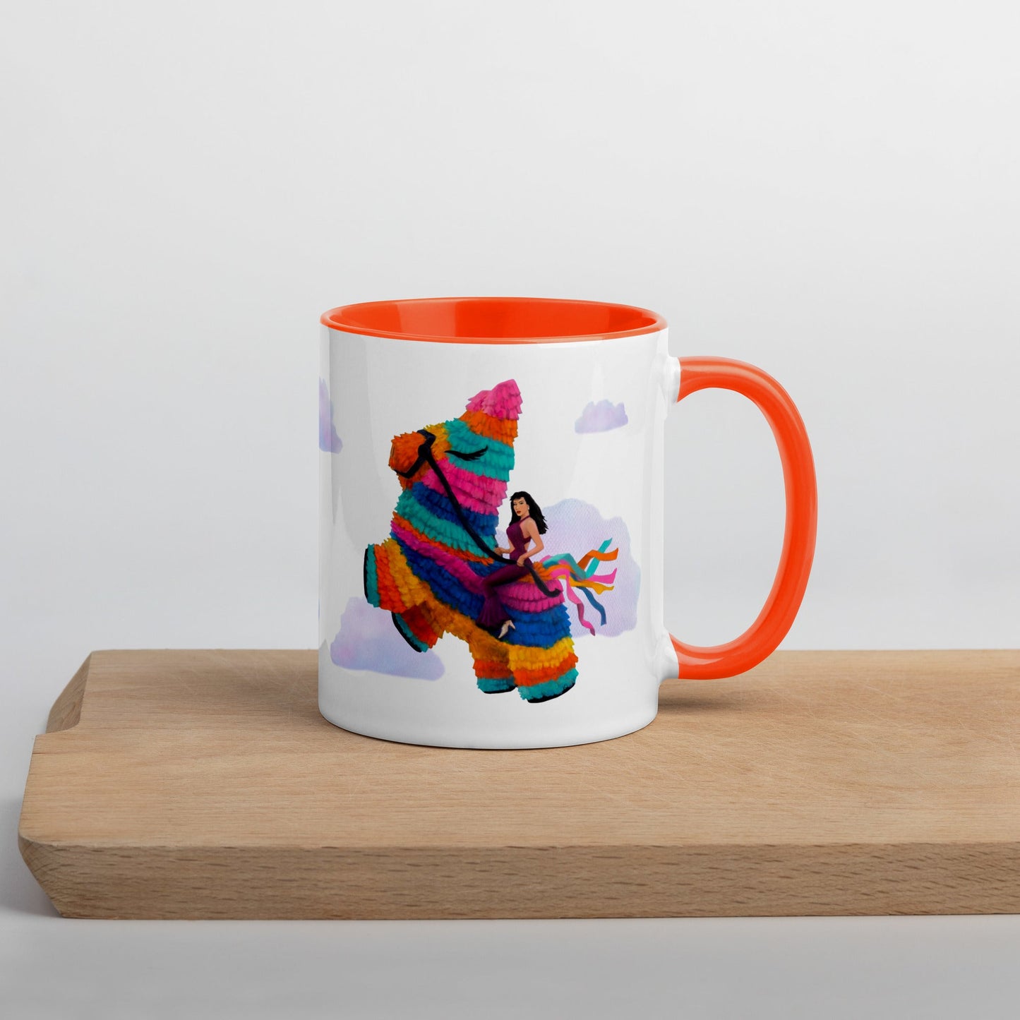 Selena Riding Piñata Ceramic Mug - Marissa Joyner Studio