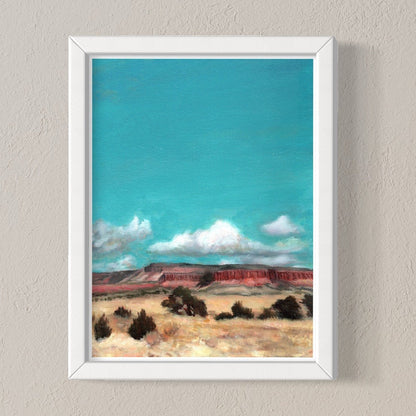 Thoreau New Mexico Landscape Art Print - Marissa Joyner Studio