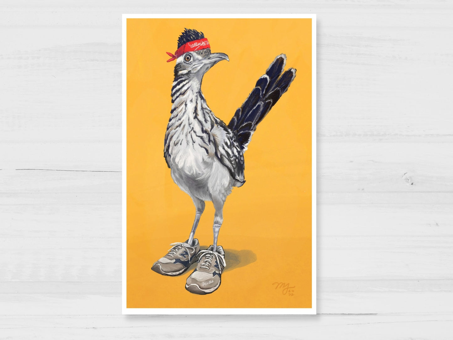 Willie Roadrunner Art Print - Marissa Joyner Studio