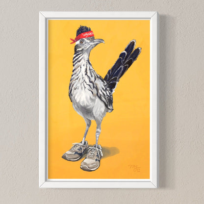 Willie Roadrunner Art Print - Marissa Joyner Studio